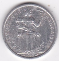 Polynésie Francaise . 1 Franc 1983, En Aluminium - Polinesia Francesa
