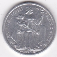 Polynésie Francaise . 1 Franc 1993, En Aluminium - Polinesia Francesa