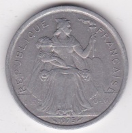 Polynésie Francaise . 2 Francs 1975, En Aluminium - Frans-Polynesië