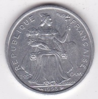 Polynésie Francaise . 2 Francs 1996, En Aluminium - Polynésie Française