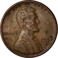 Monnaie, États-Unis, Lincoln Cent, Cent, 1950, U.S. Mint, San Francisco, TTB - 1909-1958: Lincoln, Wheat Ears Reverse