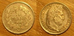 Louis-Philippe Ier - Quart De Franc 1834W - 1/4 Franc