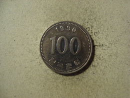 MONNAIE COREE DU SUD 100 WON 1990 - Korea, South