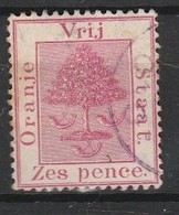 ETAT LIBRE D'ORANGE 1868 YT N° 2 Obl. - État Libre D'Orange (1868-1909)