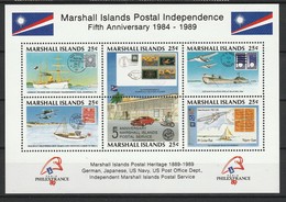 ILES MARSHALL BLOC ET FEUILLET 1989 YT N° BF 7 ** - Marshall Islands