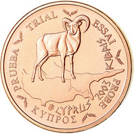 Chypre, Euro Cent, 2003, Unofficial Private Coin, SPL, Copper Plated Steel - Prove Private