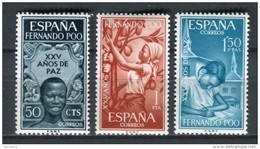 Fernando Poo 1965. Edifil 239-41 ** MNH. - Fernando Po