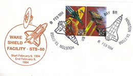 1994 USA  Space Shuttle Discovery STS-60  Commemorative Cover - North  America
