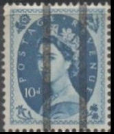 GREAT BRITAIN QII Q2 Wilding 10d PO Training Stamps OVPT:2b GB - Errors, Freaks & Oddities (EFOs