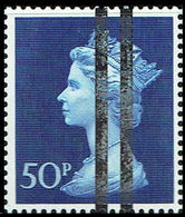GREAT BRITAIN QII Q2 Wildings 10d POST OFFICE Training Stamps PAIR OVPT:2b GB - Errors, Freaks & Oddities (EFOs