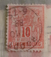 LUXEMBOURG,ALLEGORIE,10 DUCHE - 1882 Allegory