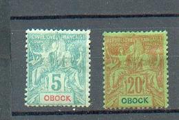 Obock 130 - YT 35 Et 38 * - Unused Stamps