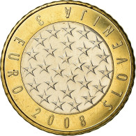 Slovénie, 3 Euro, 2008, SUP, Bi-Metallic, KM:81 - Slovenia
