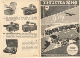 Catalogue BING JUGUETES 1931/32 Ferrocarriles Via O 35 Mm Maquinas De Vapor - En Español - Unclassified