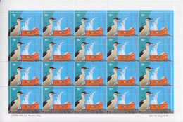 Argentine, Feuilles Complètes De 20 TP Des N° 2232, 2233 (50 Ans Des Bases Argentines En Antarctique), Neuf ** - Unused Stamps