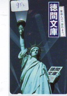 Telecarte JAPON (952)   LIBERTY STATUE  * New York * USA * PHONECARD JAPAN * - Landschaften