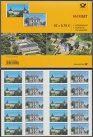!a! GERMANY 2018 Mi. 3388-3389 MNH Folioset(20) (self-adhesive) - Castle & Chateaux - 2011-2020