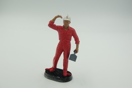 Britains Ltd, Superdeetail : Autoway Construction Road Worker 9800 HEAVY ROLLER 9831, Made In England, 1984, *** - Britains