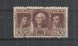 POLAND 1932 - G. WASHINGTON BIRTHDAY CENTENARY  - USED OBLITERE GESTEMPELT USADO - George Washington