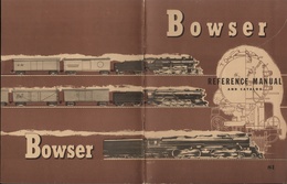 Catalogue BOWSER Reference Manual & Catalog USA 1951 HO Gauge Prix USA - English