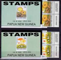 Papua New Guinea-1995, Mushrooms, 2 Booklets (complete Set), MNH** - Pilze