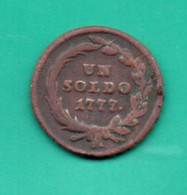 ITALIA-STATI  1 SOLDO 1777 KM-186 MILAN-MARIA THERESA-BELLISSIA - Monete Feudali