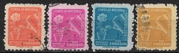 Cuba 1955. Scott #RA26-9 (U) Rose And Watering Can  (Complete Set) - Strafport