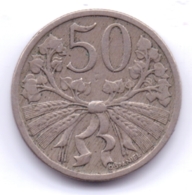 CZECHOSLOVAKIA 1922: 50 Haleru, KM 2 - Tchécoslovaquie