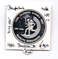 BANGLADESH TAKA 1992 ZILVER SUMMER OLYMPICS BARCELONA 1992 - Bangladesch