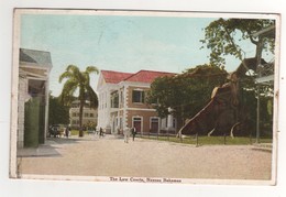 The Law Courts , Nassau , Bahamas , Carte , Postcard Circulée En 1925 , Timbre Enlevé . - Bahamas