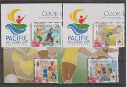 Cook 2009 Jeux Du Pacifique 1294-97 4 Val ** MNH - Islas Cook