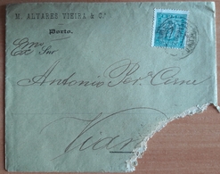 Portugal - COVER - Stamp: 25 Reis - Cancel: Porto + ? - Covers & Documents