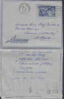 Canada Postal Stationery Ganzsache Entier Aerogramme EDMONTON TERMINAL Alberta 1960 EMMEN (Drenthe) Netherlands - 1953-.... Regering Van Elizabeth II