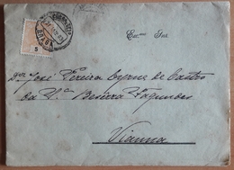 Portugal - COVER - Stamp: 5 Reis D. Carlos I (1903) - Cancel: Braga - ADEGA REG. ENTRE DOURO E MINHO - REGULAMENTO - Cartas & Documentos