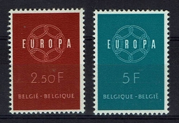 Belgiien Belgie Belgium 1959 - Europa - MiNr 1164-1165 - OBP 1111-1112 - 1959