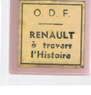 RENAULT à Travers L'histoire Film 35 Mm Diffusé O.D.F. (Office De Documentation Par Le Film) Des Années 1965 - Bobines De Films: 35mm - 16mm - 9,5+8+S8mm