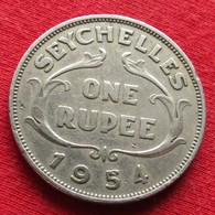 Seychelles 1 Rupee 1954  Seychellen Seicheles  #3 Wºº - Seychelles