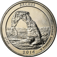 Monnaie, États-Unis, Utah, Quarter, 2014, Philadelphie, SPL, Copper-Nickel Clad - 2010-...: National Parks