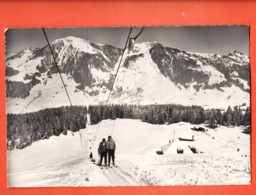 DJP-26 Sörenberg Flühli Skilift Mit Schwarzenegghütte . Belebt. Photoglob 6084 - Flühli