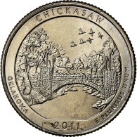 Monnaie, États-Unis, Chickasaw, Quarter, 2011, U.S. Mint, Philadelphie, SUP - 2010-...: National Parks