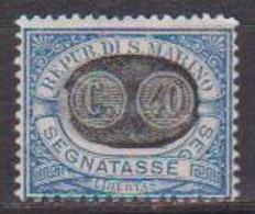 SAN MARINO  1931  SEGNATASSE DEL 1925 SOPRASTAMPATI SASS. 41  MLH VF - Segnatasse