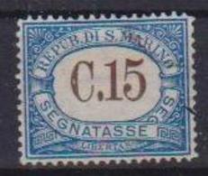 SAN MARINO  1939  SEGNATASSE DEL  1897-1919  SASS. 55 USATO VF - Segnatasse