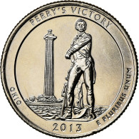 Monnaie, États-Unis, Ohio, Quarter, 2013, U.S. Mint, Philadelphie, SPL - 2010-...: National Parks