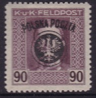 POLAND 1918 Lublin Fi 29 Mint Hinged Signed Korszen - Neufs