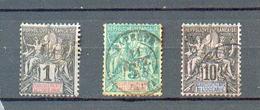 OCEA  414 - YT 1-4-5 ° Obli - Used Stamps