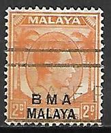 MALAYA    -   BMA  -  British Military Administration  -   2c Oblitéré. - Malaya (British Military Administration)