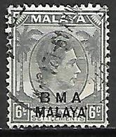 MALAYA    -   BMA  -  British Military Administration  -   6c Oblitéré. - Malaya (British Military Administration)