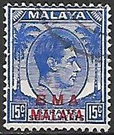 MALAYA    -   BMA  -  British Military Administration  -  15 C Oblitéré. - Malaya (British Military Administration)