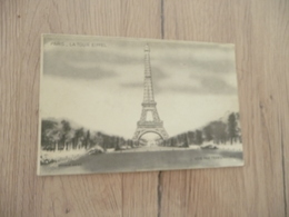 CPA 75 Paris La Tour Eiffel, Carte Transparente - Andere Monumenten, Gebouwen