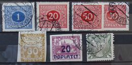 Ceskoslovensko Doplatit Doplatne 7 X / O - Collections, Lots & Series